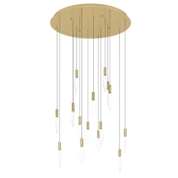 Φωτιστικό Οροφής Mirador 390361 78x220cm Led 3000K Gold Eglo