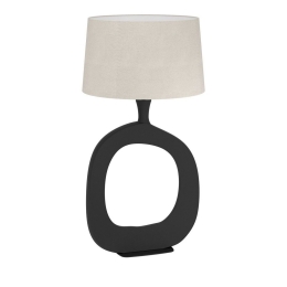 Φωτιστικό Επιτραπέζιο Diezma 390424 Ε27 45x88cm Black-Linen Eglo