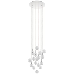 Φωτιστικό Οροφής 39547 Montefio Led/17 Chrome Eglo Μέταλλο,Γυαλί