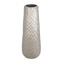 Βάζο Nilgaut 421044 14x9x40,5cm Silver Eglo Αλουμίνιο
