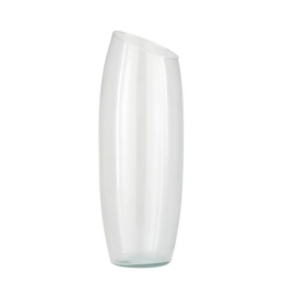 Βάζο Γυάλινο Delnite 421087 Φ13,5x40cm Clear Eglo Γυαλί