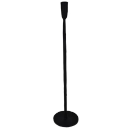 Κηροπήγιο Επιδαπέδιο Jelicoe 422027 10,5x50cm Black Eglo Ατσάλι