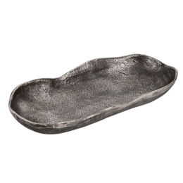 Διακοσμητικό Μπωλ Forleyet 427037 25,5x11x3,5cm Dark Grey Eglo Αλουμίνιο