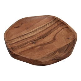 Διακοσμητικός Δίσκος Forleyet 427047 17,2x17x1,8cm Natural Eglo Ξύλο