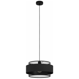 Φωτιστικό Οροφής 43668 Bazely 1/E27 Black Eglo Μέταλλο