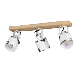 Φωτιστικό Οροφής - Σποτ Kilburn 43923 59x16x17cm 3xE27 IP20 White-Black Eglo