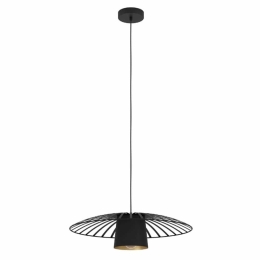 Φωτιστικό Οροφής Felixkirk 43931 57x110cm 1xE27 IP20 Black-Gold Eglo