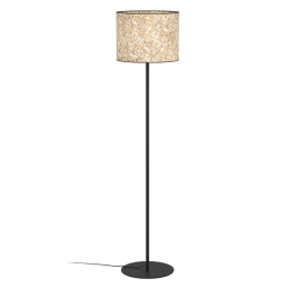 Φωτιστικό Δαπέδου Butterburn 43939 36x162cm 1xE27 IP20 Black-Beige Eglo