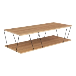Τραπέζι Σαλονιού Tars 225-000023 120x50x30cm Sonoma-Black