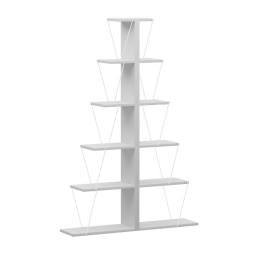 Βιβλιοθήκη Mini Tars (Σετ 2Τμχ) 225-000042 130x22x146cm White
