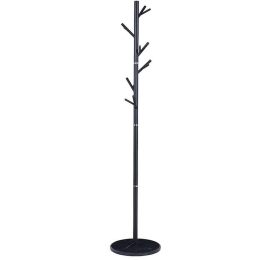 Καλόγερος Marietta 226-000012 Φ37x177cm Black Μέταλλο