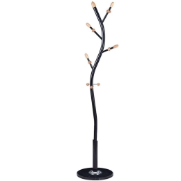 Καλόγερος Sergio 226-000019 Φ37x171cm Natural-Black Μέταλλο