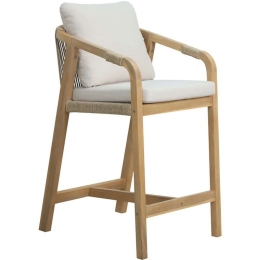 Σκαμπό Μπαρ Luciana 228-000029 68x55x97,5cm Natural-Beige