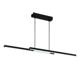Φωτιστικό Οροφής Fraioli-Z 900081 105,5x10x120cm 2xLed 17W Black Eglo