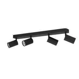 Φωτιστικό Οροφής Σποτ Telimbela-Z 900337 58x8x9,7cm Dimmable 4xGU10 4,9W Black Eglo