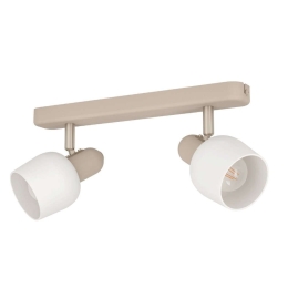 Φωτιστικό Οροφής - Σποτ Corato 900715 30x15x12,5cm 2xE14 IP20 Sand-White Eglo