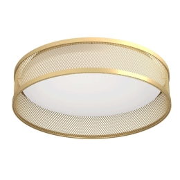 Φωτιστικό Οροφής - Πλαφονιέρα Luppineria 900796 38,5x9,5cm Led 3000K IP20 Brass Eglo