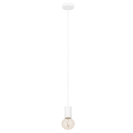 Φωτιστικό Οροφής Pozueta 1 900798 6,5x110cm 1xE27 IP20 White Eglo