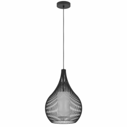 Φωτιστικό Οροφής Razoni 1 900828 32,x110cm 1xE27 IP20 Black Eglo