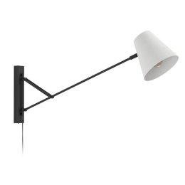 Φωτιστικό Τοίχου - Απλίκα Forcadet 900865 18x90,5x40,5cm 1xE27 White-Black Eglo
