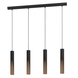 Φωτιστικό Οροφής - Ράγα Barbotto 900875 92,5x6x110cm 1xGU10 IP20 Black-Brown Eglo Eglo