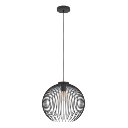 Φωτιστικό Οροφής Venezuela 901002 40x110cm 1xE27 Black Eglo