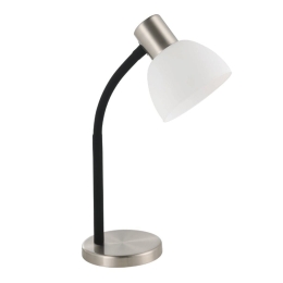 Φωτιστικό Γραφείου Macere 901061 22x12x34cm 1xE14 Nickel-White Eglo