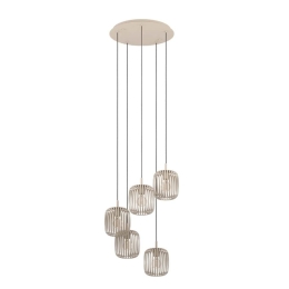 Φωτιστικό Οροφής Romazzina 901125 50x200cm 5xE27 Beige Eglo