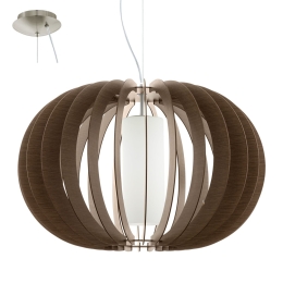 Φωτιστικό Οροφής Stellato 3 95593 Brown Eglo Μέταλλο,Ξύλο