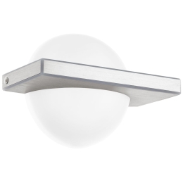 Φωτιστικό Τοίχου Led Boldo 95771 White-Silver Eglo Αλουμίνιο