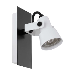 Φωτιστικό Τοίχου - Απλίκα Led 97371 White - Black Trillo Eglo Μέταλλο