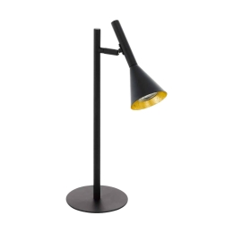 Επιτραπέζιο Φωτιστικό - Πορτατίφ Led 97805 Black - Gold Cortaderas Eglo Μέταλλο