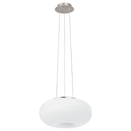 Φωτιστικό Οροφής Κρεμαστό Led Optica-C 98372 White Eglo Μέταλλο,Πλαστικό