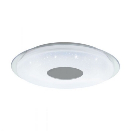 Φωτιστικό Οροφής-Πλαφονιέρα Led Lanciano-C 98768 Ble-Rgb/Cct Ø560 2700-6500K Eglo Μέταλλο,Πλαστικό
