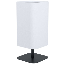 Φωτιστικό Επιτραπέζιο Guerima 98872 18,5x18,5x42cm 1xE27 40W Black-White Eglo Χαρτί,Μέταλλο