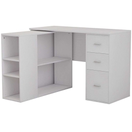Γραφείο Εργασίας Γωνιακό Polina 230-000016 120x100x75cm White