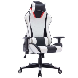 Καρέκλα Γραφείου Gaming Mazol 232-000009 66x56x125/135cm Black-White