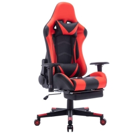 Καρέκλα Γραφείου Gaming Zeldo 232-000011 66x56x125/135cm Black-Red