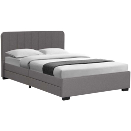 Κρεβάτι Veloty (Για Στρώμα 150x200cm) 234-000014 212,5x170x92cm Anthracite Διπλό
