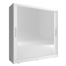 Ντουλάπα Συρόμενη 24113-MJ6-180 180x200x62cm White Δίφυλλη