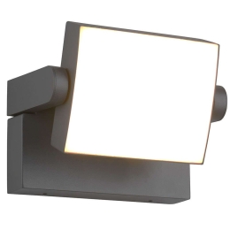 Φωτιστικό Τοίχου - Απλίκα Kansas 246860142 20x10cm Led 1000lm 10W Anthracite Trio Lighting