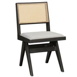 Καρέκλα Winslow 247-000003 46,5x55,8x82cm Black-Grey-Natural