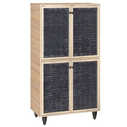 Παπουτσοθήκη Ronan 249-000017 70,5x35x122cm Natural Μοριοσανίδα