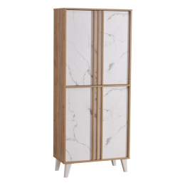 Παπουτσοθήκη - Ντουλάπι Yamka 249-000055 74x38x174cm Oak