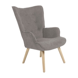 Πολυθρόνα - Μπερζέρα Fluffy 255-000019 75x69x96cm Natural-Grey