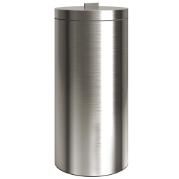 Καλάθι Απλύτων 30Lt 2560-011 25x60cm Matte Inox Pam&Co Ανοξείδωτο Ατσάλι