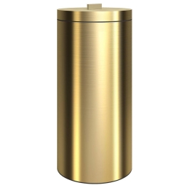 Καλάθι Απλύτων 30Lt 2560-023 25x60cm Brushed Brass Pam&Co Ανοξείδωτο Ατσάλι