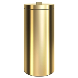 Καλάθι Απλύτων 30Lt 2560-024 25x60cm Gold Pam&Co Ανοξείδωτο Ατσάλι