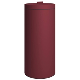 Καλάθι Απλύτων 30Lt 2560-153 25x60cm Matte Bordeaux Pam&Co Ανοξείδωτο Ατσάλι