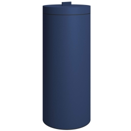 Καλάθι Απλύτων 30Lt 2560-203 25x60cm Matte Navy Blue Pam&Co Ανοξείδωτο Ατσάλι